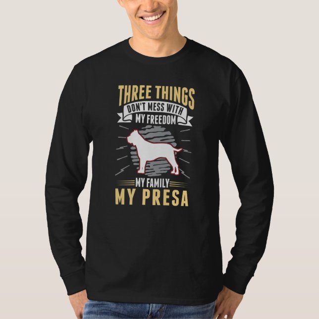 Camiseta Presa Canario Freedom Family Dogo Canario Presa (Frente)