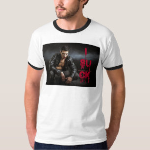 Camiseta Presas da figura vampírica pálida de Halloween do