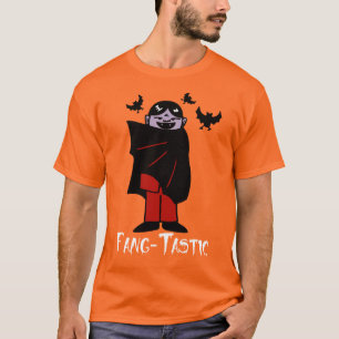 Camiseta Presas de Vampiro Fantástico   Versão Branca