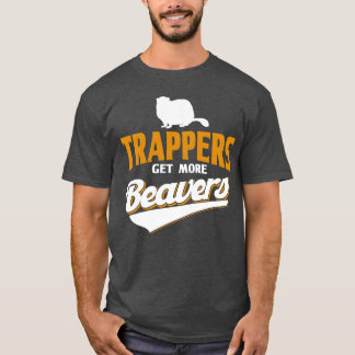 Camiseta Presas Obtêm Mais Presas de Castores Caçador Prese