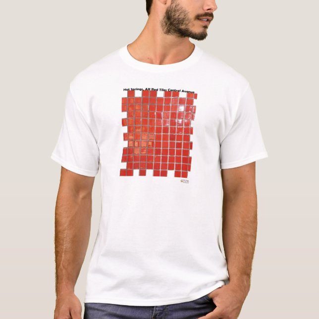 Camiseta Presas Quentes, AR Telhas Vermelhas Presentes Cent (Frente)