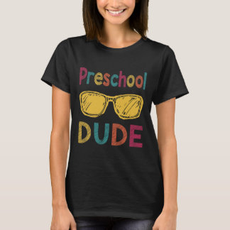 Camiseta Preschool Cara Divertida Volta às Escolas Presente