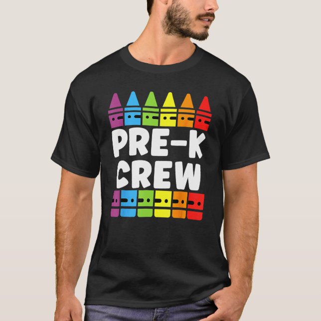 Camiseta PRESCHOOL CREW PRE K Tribe Back To School Teacher  (Frente)