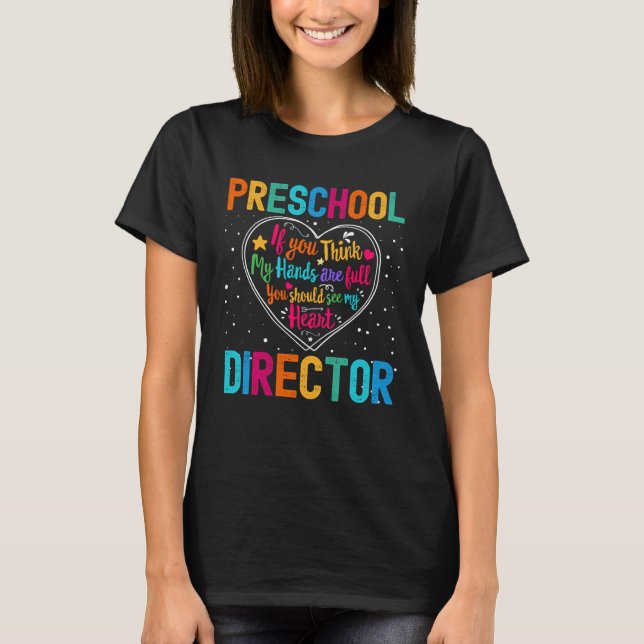 Camiseta Preschool Director Appreciation Week Back to Schoo (Frente)