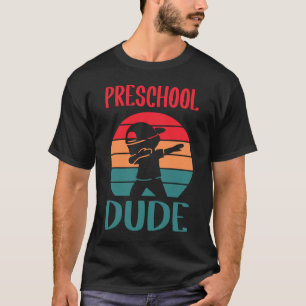 Camiseta Preschool Duo Primeiro Dia de Pré K Voltar à Escol