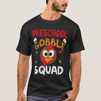 Camiseta Preschool Gobble Squad