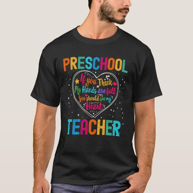 Camiseta Preschool Teacher Appreciation Week Back to School (Frente)