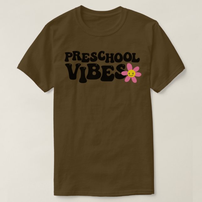 Camiseta Preschool Vibes 9 (Frente do Design)