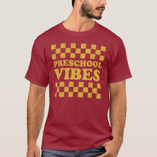 Camiseta Preschool Vibes Primeiro Dia da Escola
