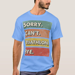 Camiseta Prescrições de prática desportiva de triatlo
