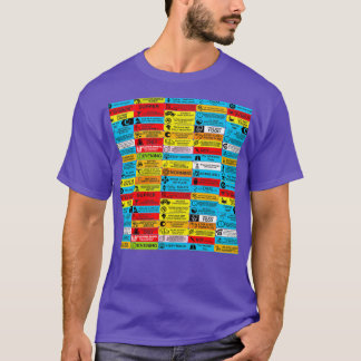 Camiseta Prescription warning labels 1