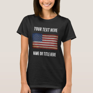 CAMISETA PRESENÇA DE PRESENTE PERSONALIZADA COM A BANDEIRA