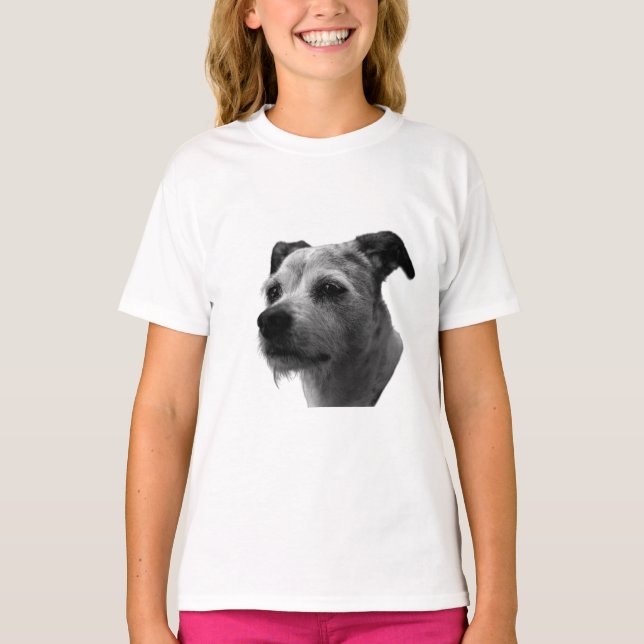 Camiseta Presença no Perfil – Parson Russell Terrier (Frente)