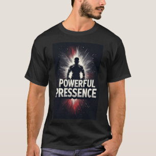 Camiseta Presença Poderosa: Silhueta Ousada
