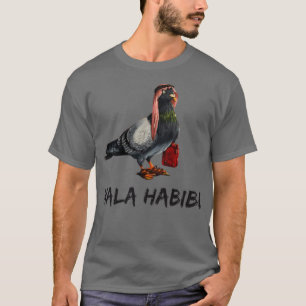 Camiseta presente 4 de wnyc do pombo do amor