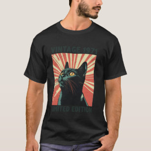 Camiseta Presente 54 Anos de Idade Vintage 1971 Amante de G