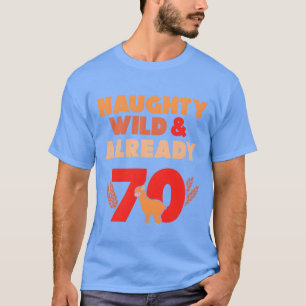Camiseta Presente 70 anos aniversário mulheres Alpaca lhama