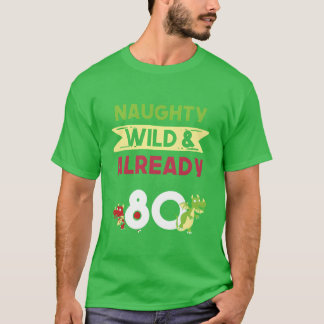 Camiseta Presente 80 anos aniversário mulheres Dragão menin