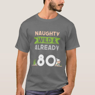 Camiseta Presente 80 anos aniversário mulheres Ovelha prese