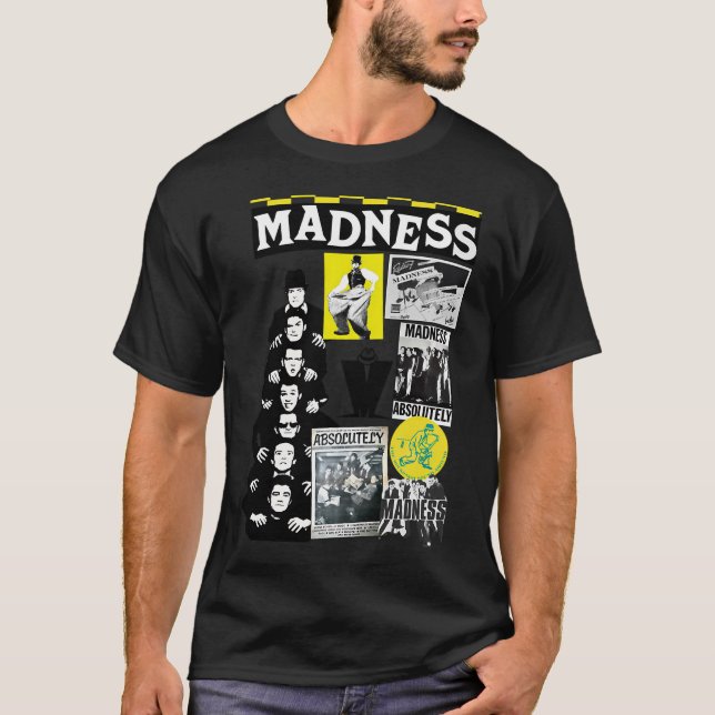 Camiseta presente absolutamente louco para fãs de banda ret (Frente)