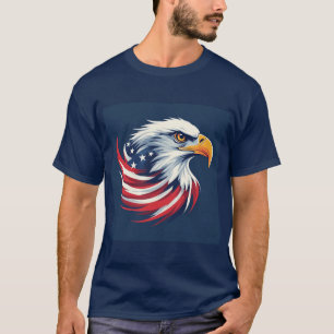 Camiseta Presente Águia Americana para Ele – Obra de Arte P