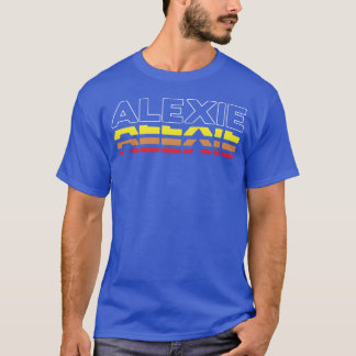Camiseta Presente Aleie Primeiro Nome Engraçado Vintage Pôr