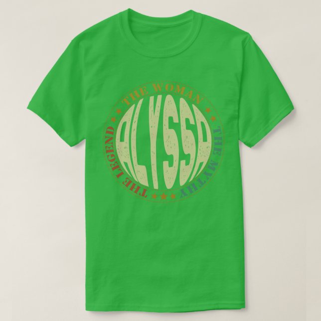 Camiseta presente alyssa (Frente do Design)