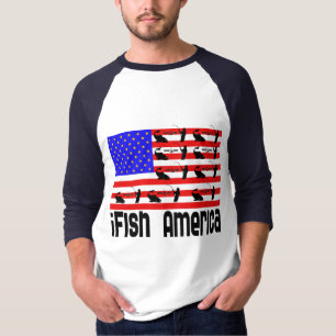 Camiseta Presente América iFish da pesca