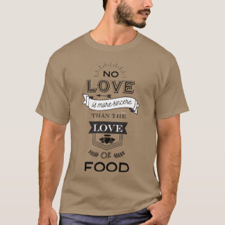 Camiseta Presente Amor Por Comida