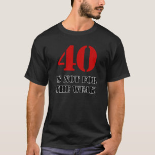 Camiseta Presente aniversário de 40 anos