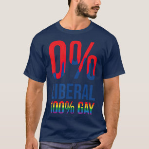 Camiseta Presente Anti-Liberal Gay Legal Pro Republicanos