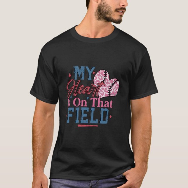 Camiseta Presente Aquecedor de Mãe de Beisebol para Mães de (Frente)