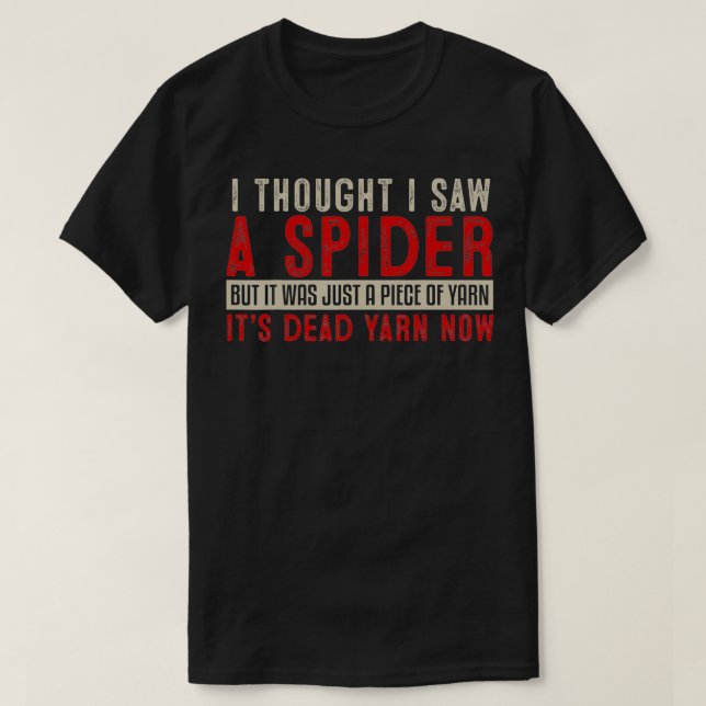 Camiseta Presente Aracnofobia de Aranha (Frente do Design)