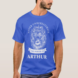 Camiseta Presente Arthur Nome Leão engraçado