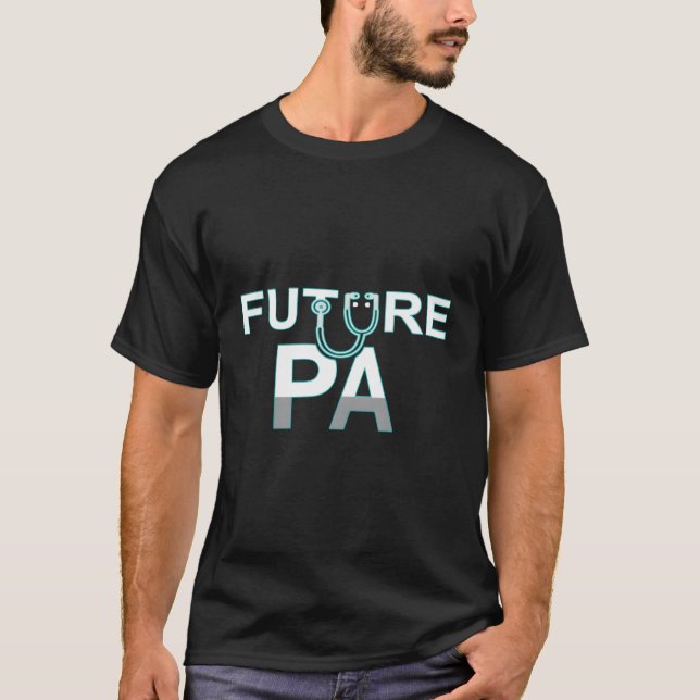 Camiseta Presente Assistente de Médicos Futuro - Homens - P (Frente)