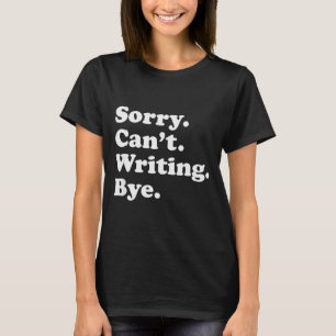 Camiseta Presente Au Escritor de Redação Engraçado Para Hom