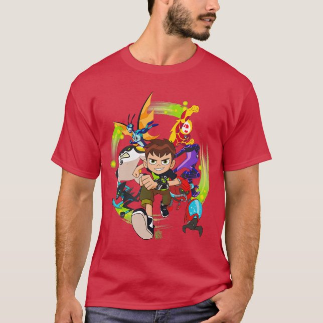 Camiseta Presente Ben 10 Hero Charge (Frente)
