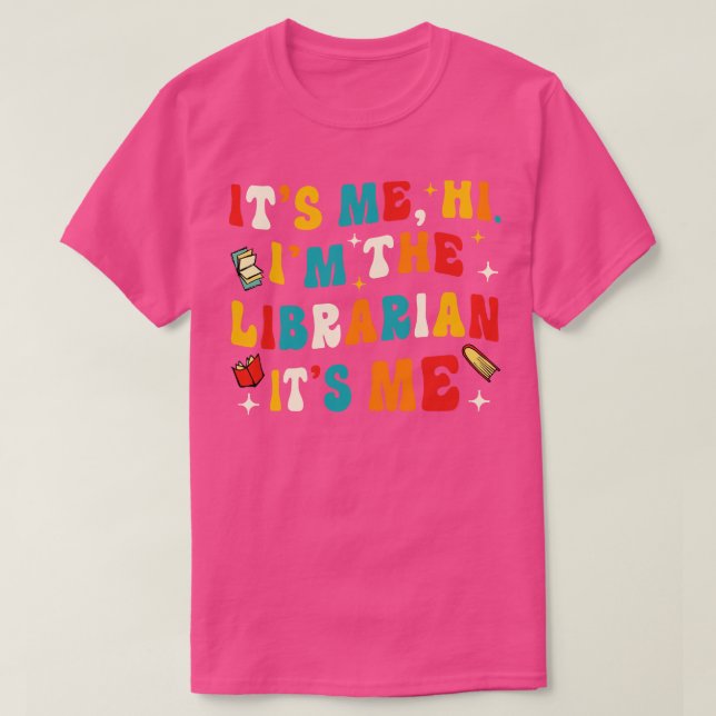 Camiseta Presente Bibliotecário Engraçado (Frente do Design)