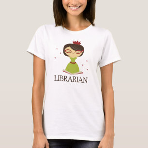 Camiseta Presente Bookish da biblioteca do bibliotecário