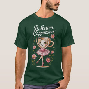 Camiseta Presente Cappuccina Bailarina Rotação Cerebral Ita