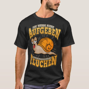 Camiseta Presente Caracol Engraçado para Caminhada e Corrid