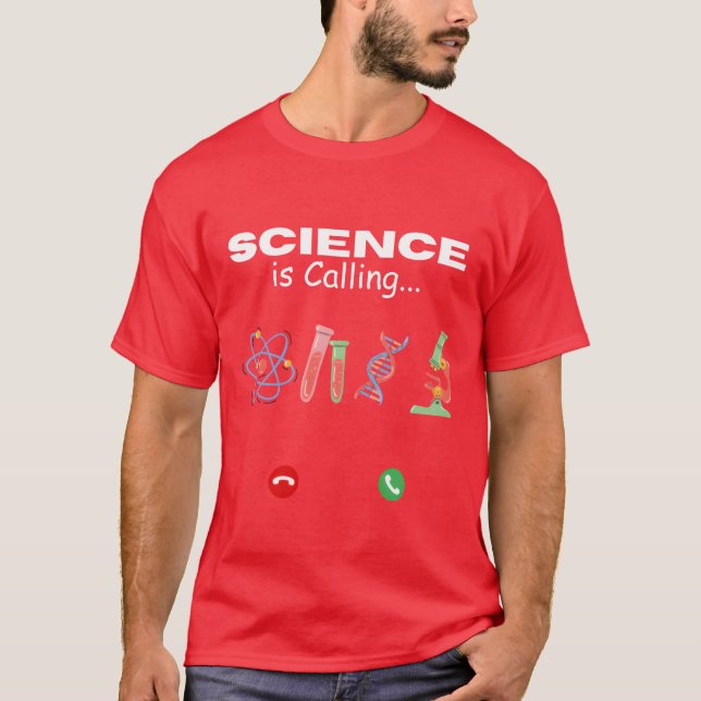 Camiseta Presente Ciência está Chamando (Frente)