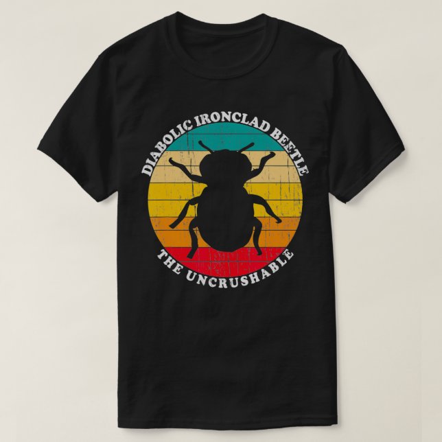 Camiseta Presente Cientifico Inescrutável de Besouro Ironcl (Frente do Design)