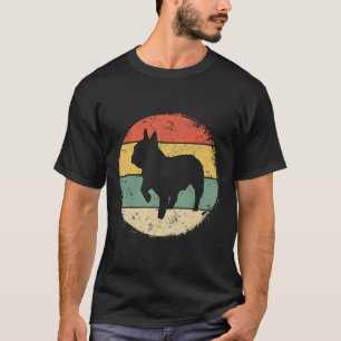Camiseta Presente Circular Retro para Dono de Pug Puggle Pa
