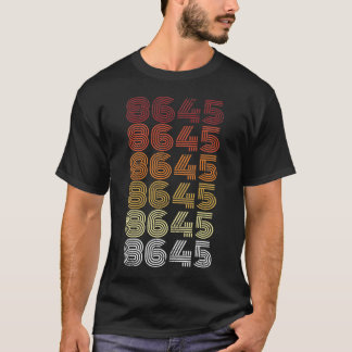 Camiseta Presente Clássico de T-shirt Vintage 8645 86 45
