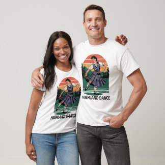 Camiseta Presente com design retrô vintage de dança das Ter