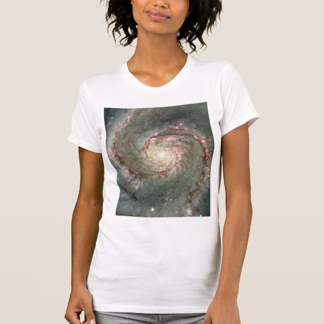 Camiseta Presente completo da astronomia do V-Pescoço das (Frente)