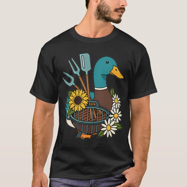 Camiseta Presente Conjunto de Ferramentas para Churrasco Pa (Frente)