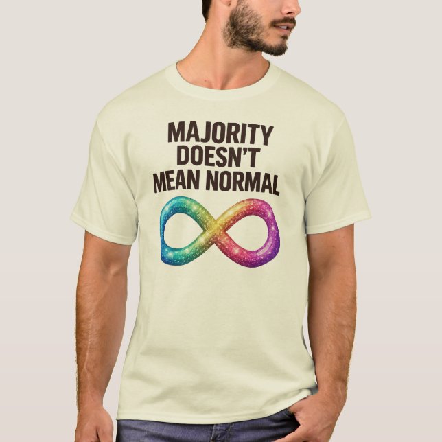 Camiseta Presente Cotações de Autismo, Símbolo de  (Frente)