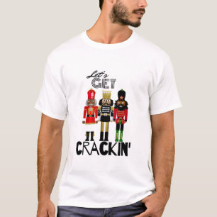 Camiseta Presente "Crackin" Preto
